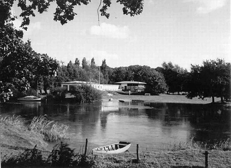 Meppener Badeanstalt 1958 (Bodenaufnahme) © Heimatverein Meppen